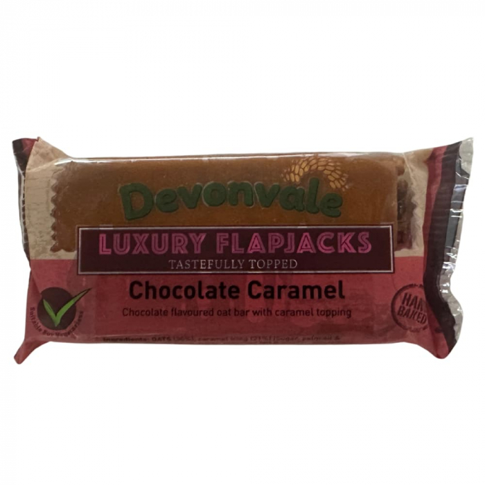 Baton Flapjack cu Ciocolata si Caramel, cu Glazura, 95g [1]