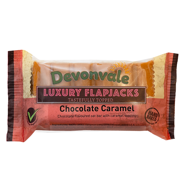 Baton Flapjack cu Ciocolata si Caramel, cu Glazura, 95g [1]