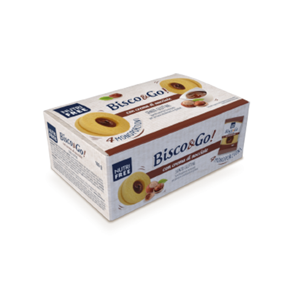 Bisco&Go Nocciole - Cu crema de Alune 160g [1]