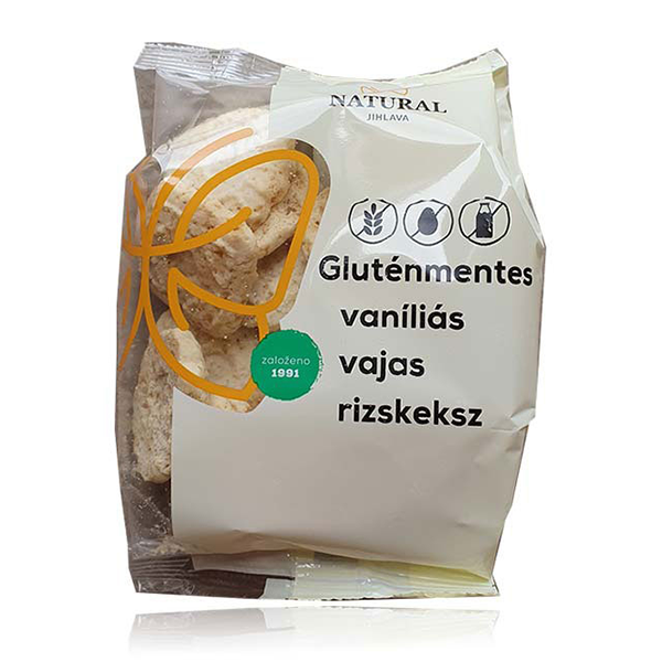 Biscuiți Fără Gluten din Orez cu Vanilie și Unt   100g [1]
