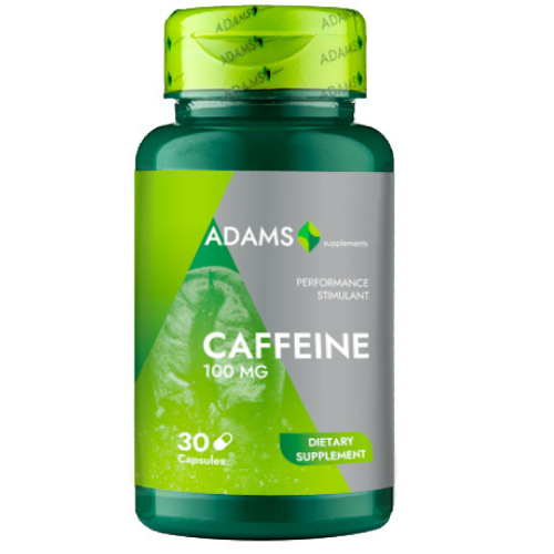 Caffeina 100mg, 30cps, Adams Supplements [1]