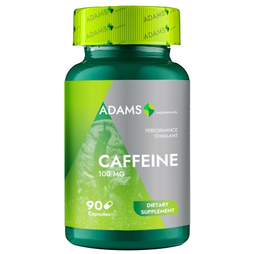 Caffeina 100mg, 90cps, Adams Supplements [1]