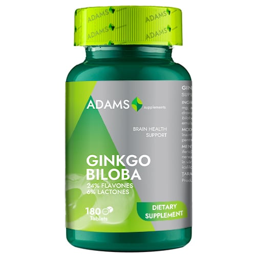 Ginkgo Biloba 180 tab, Adams [1]
