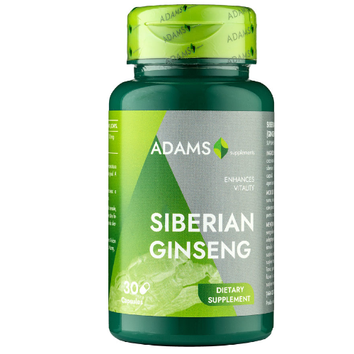 Ginseng Siberian 1000mg 30cps, Adams [1]
