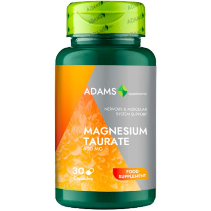 Magneziu Taurate 30cps, Adams Supplements [1]