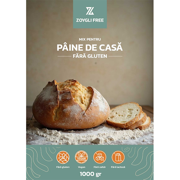 Mix pentru Paine de Casa fara Gluten 1kg [2]