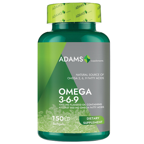Omega 369 (Flaxseed Oil), 150 cps, Adams Supplements [1]