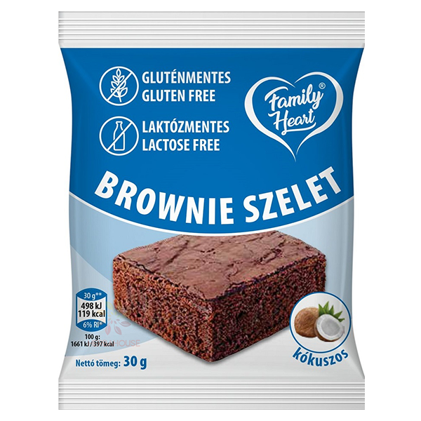 Prajitura Brownie cu Cocos fara Gluten 30g [1]