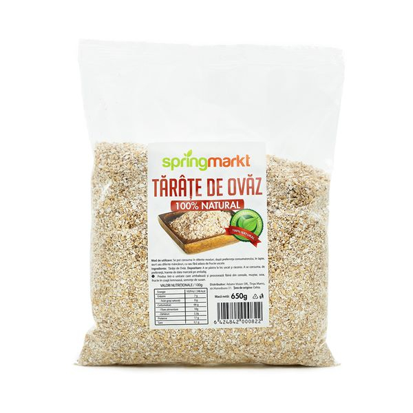 Tarate de ovaz 650gr Springmarkt [1]