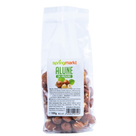 Alimente dietetice - Alune de padure, 100g, springmarkt