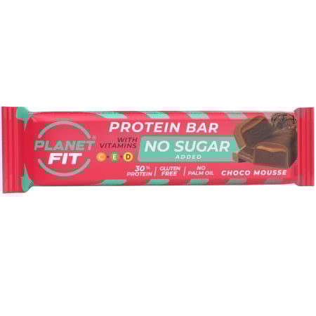 Cereale si pseudocereale fara gluten - Baton de proteine ​​cu vitamine Choco Mousse 40g Brain Foods