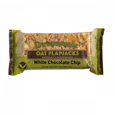 NOUTATI - Baton Flapjack cu Ciocolata Alba 95g