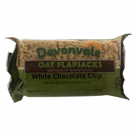 Baton Flapjack cu Ciocolata Alba 95g [1]