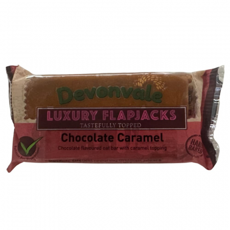 Baton Flapjack cu Ciocolata si Caramel, cu Glazura, 95g [1]