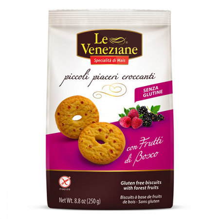 Dulciuri si Biscuiti - Biscuiți cu Fructe de Pădure fără Gluten 250G