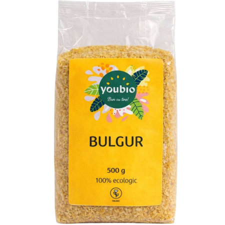 Leguminoase și pseudocereale - Bulgur organic, 500g, Youbio