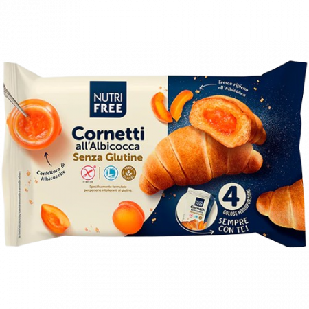 Corn si Chifle - Cornetti - Cornulete cu umplutura de caise  240g
