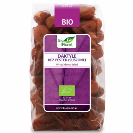 ALIMENTE F?R? GLUTEN - Curmale Uscate Fara Samburi Bio 400gr Bio Planet RO
