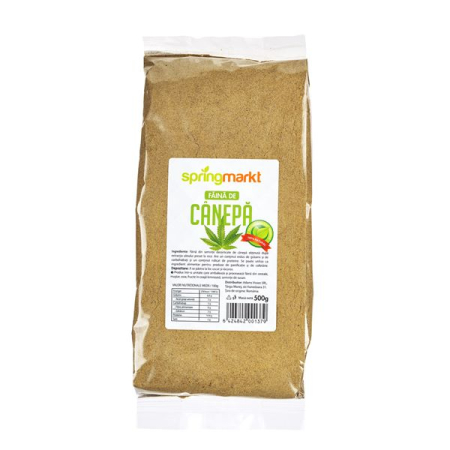 Alimente fara gluten - Faina de Canepa, 500gr, Springmarkt