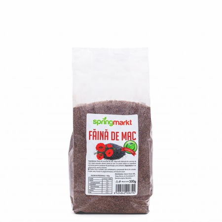 Alimente fara gluten - Faina de Mac, 500g, Springmarkt