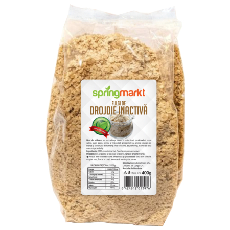 Alimente dietetice - Fulgi de Drojdie Inactiva, 400g, springmarkt