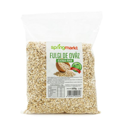Alimente dietetice - Fulgi de ovaz 650gr Springmarkt