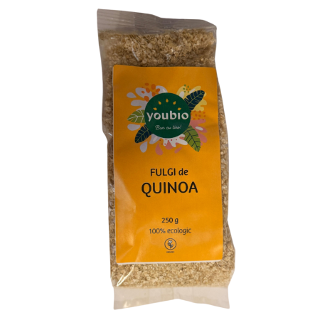 Alimente fara gluten - Fulgi de quinoa, organic, 250gr, youbio