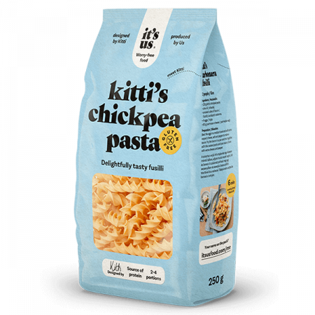 Paste Fainoase - Fusilli fara Gluten din Naut Kitti's 200g
