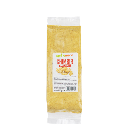 Alimente dietetice - Ghimbir macinat, 100gr, Springmarkt