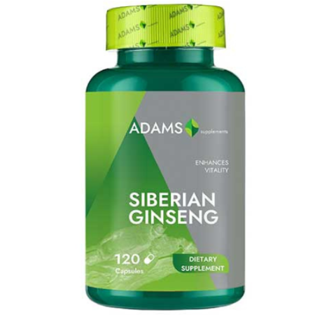 Suplimente - Ginseng Siberian 1000mg 120cps, Adams