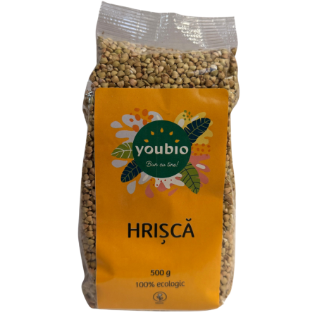 Leguminoase și pseudocereale - Hrisca, organic, 500gr, youbio