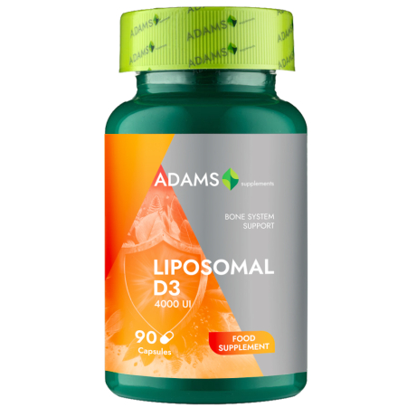 Suplimente - Liposomal D3 4000 UI 90cps, Adams