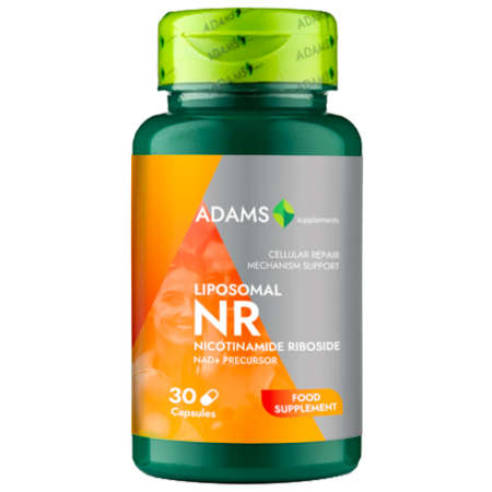 Suplimente - Liposomal NR (Nicotinamide riboside) 300mg 30cps, Adams Supplements