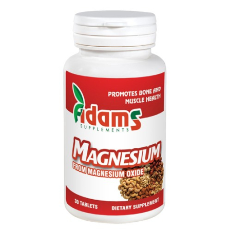 Suplimente - Magneziu 375mg 30 tab. Adams Supplements
