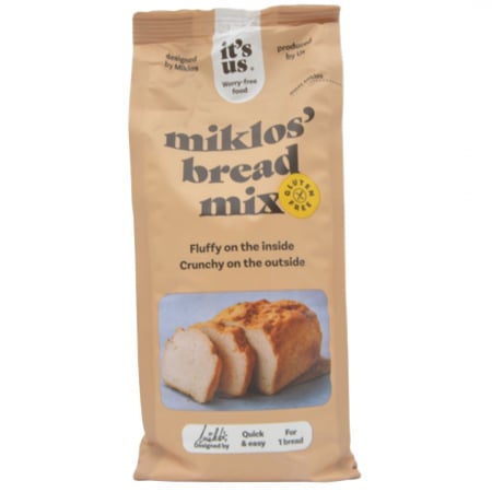 Mix de Faina - Mix de Faina fara Gluten pentru Paine Alba Miklos 500g