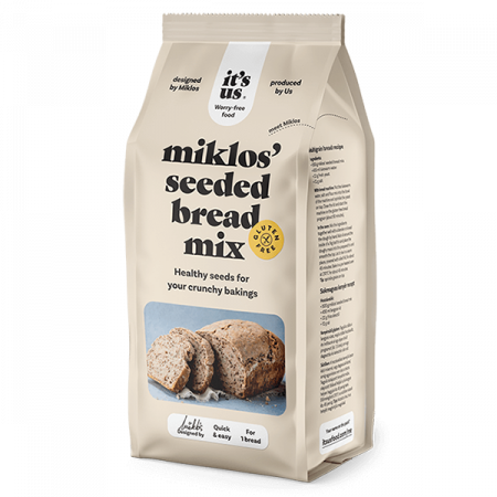 Mix de Faina - Mix fara Gluten pentru Paine Multiseminte Miklos' 500g