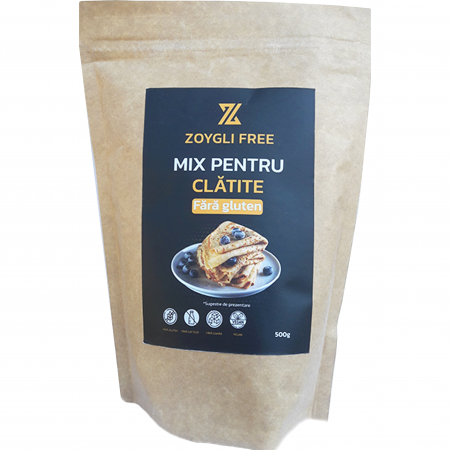 Fara Lactoza - Mix pentru Clatite fara Gluten 500g