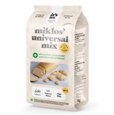Mix de Faina - Mix Universal Miklos' 1kg cu Inulina din Cicoare