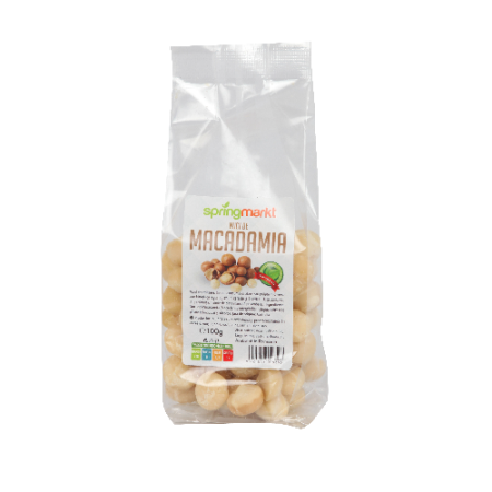 Alimente dietetice - Nuci de Macadamia Intregi 100gr Springmarkt