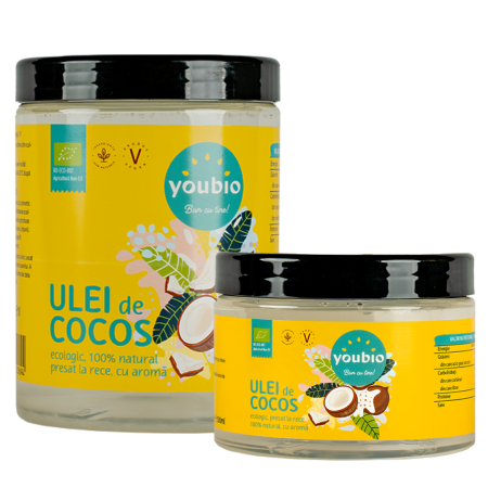 ALIMENTE F?R? GLUTEN - Pachet Ulei de Cocos organic Youbio