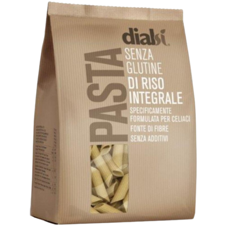 Fara Lactoza - Paste Penne din Orez Integral 400G