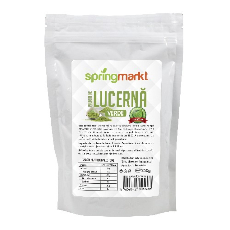 Alimente dietetice - Pulbere de Lucerna verde, 250g, springmarkt