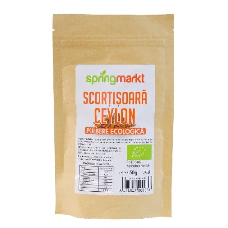 Alimente dietetice - Pulbere de Scortisoara Ceylon, Eco, 50gr, springmarkt