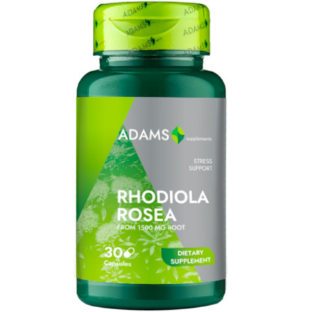 Suplimente - Rhodiola Rosea 1500mg 30cps, Adams