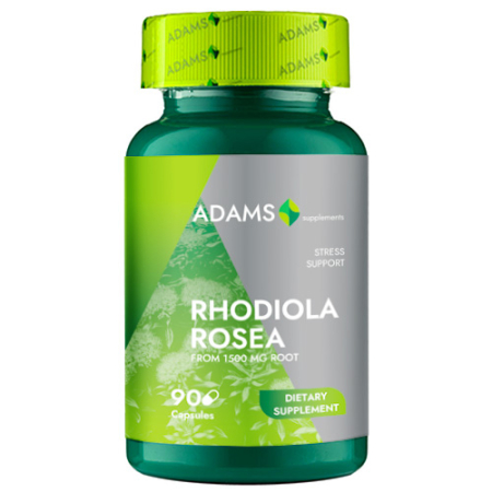 Suplimente - Rhodiola Rosea 1500mg 90cps, Adams