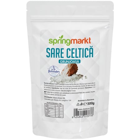 Alimente dietetice - Sare Celtica Grunjoasa 500g, springmarkt