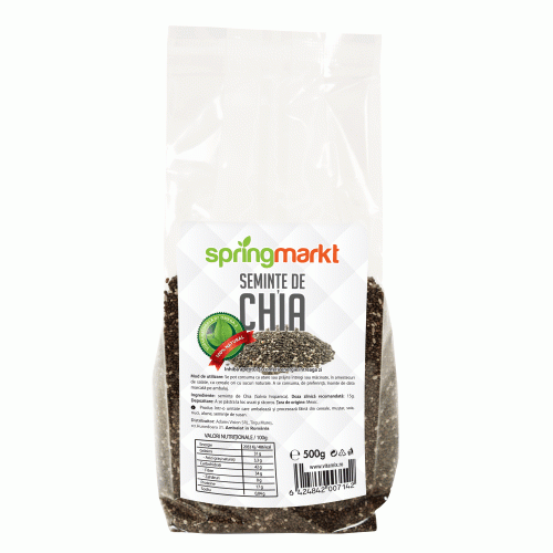 Superalimente (Superfoods) - Seminte de Chia, 500g, springmarkt