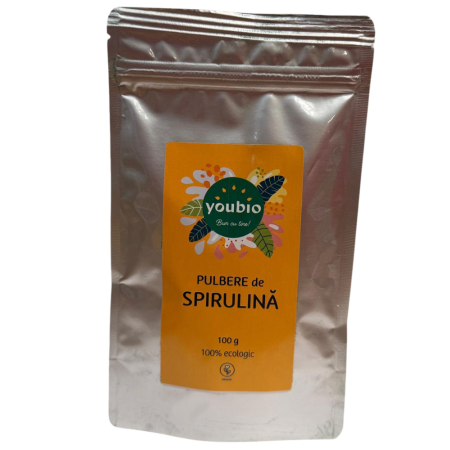 Pudre nutritive - Spirulina organic, 100gr, youbio