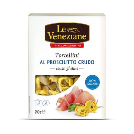 Alimente fara gluten - Tortellini Al Prosciutto Crudo, 250g, LeVeneziane