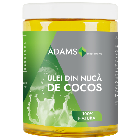 Superalimente (Superfoods) - Ulei de Cocos 1000ml Adams